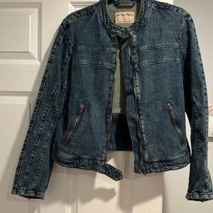 We The Free Blue Jean Jacket